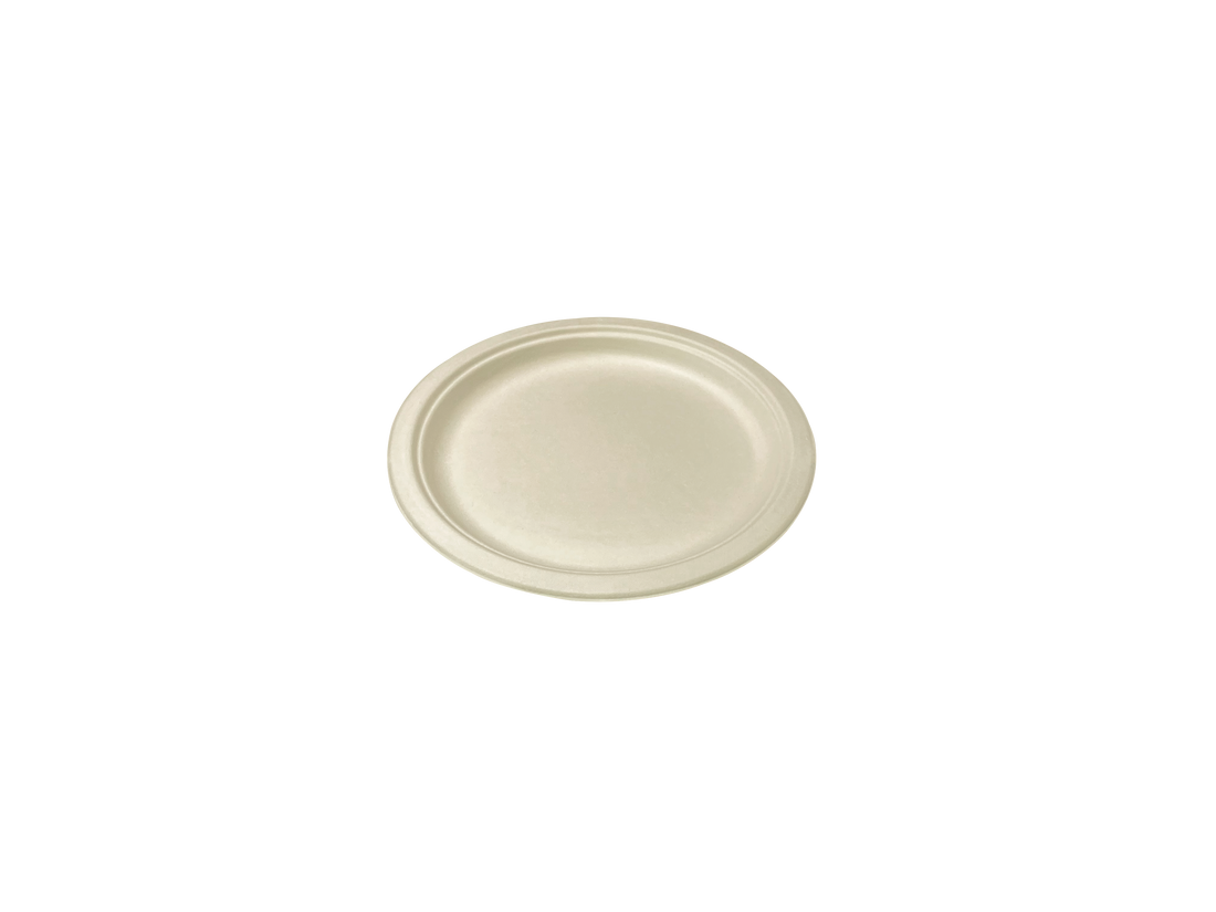 10 inch Round Bagasse Plate - BPFS10018