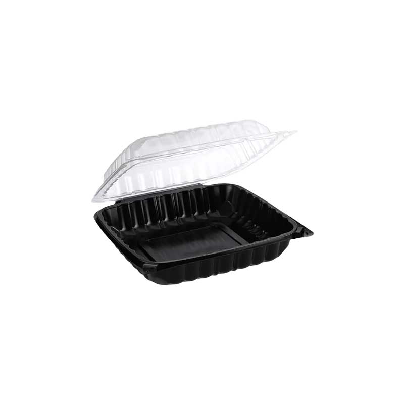 9x9 Dual-Color Vented PP Clamshell - JC-91