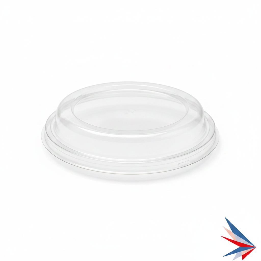 Anti-Fog Clear PET Lid for Round Pulp Bowls CR24 & CR32