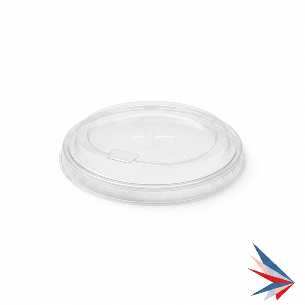 Flat Lid with X-Slot 98mm for Cold Cups