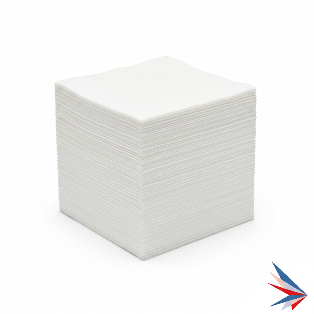 White 2-Ply Beverage Napkin