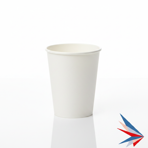 12 oz White Single Wall Paper Cup