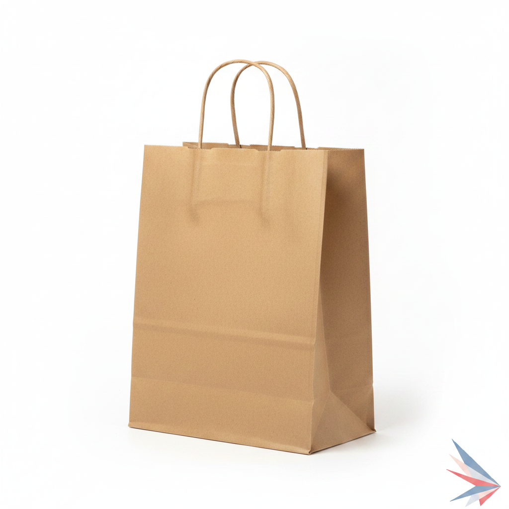 12x9x12 Natural Kraft Paper Bag