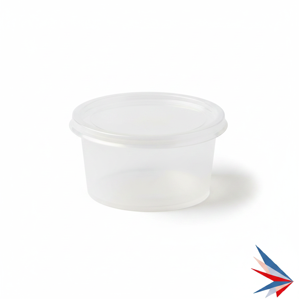 16 oz Translucent PP Round Deli Container with Lid