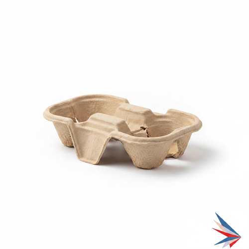 2-Cup Biodegradable Drink Carrier