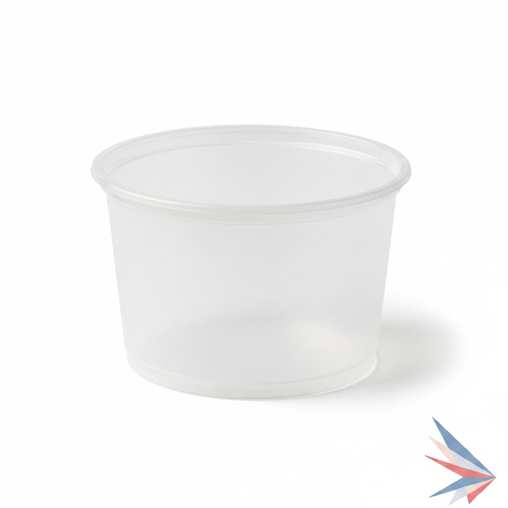 32 oz Translucent PP Round Deli Container Base Only
