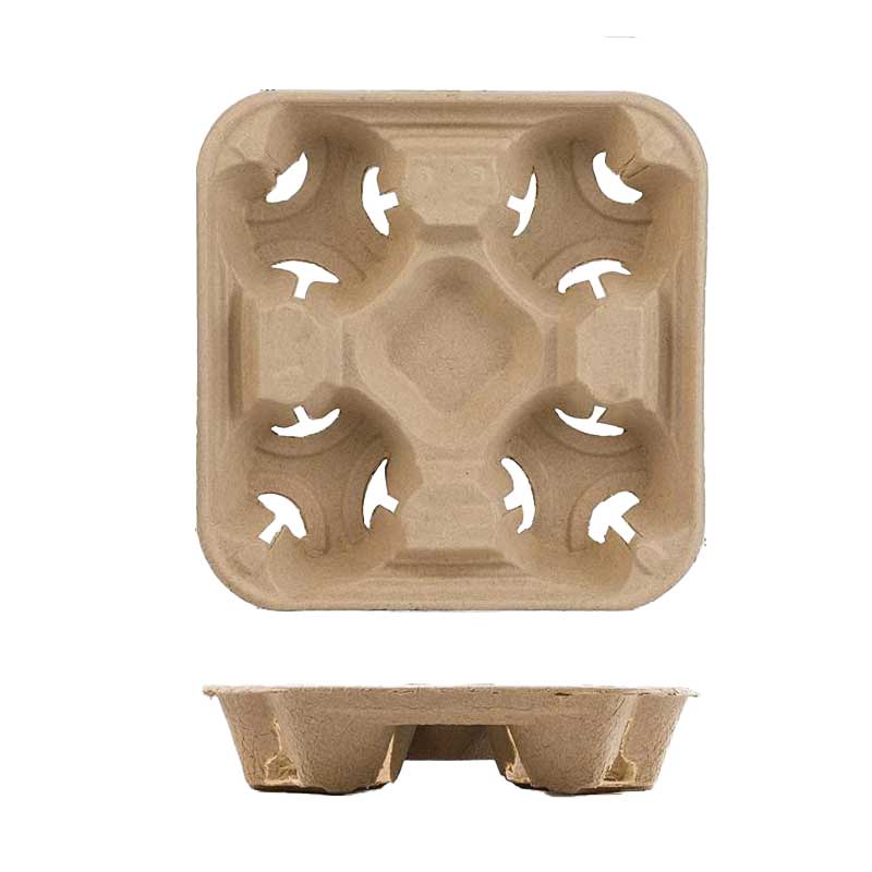 4-Cup Biodegradable Drink Carrier
