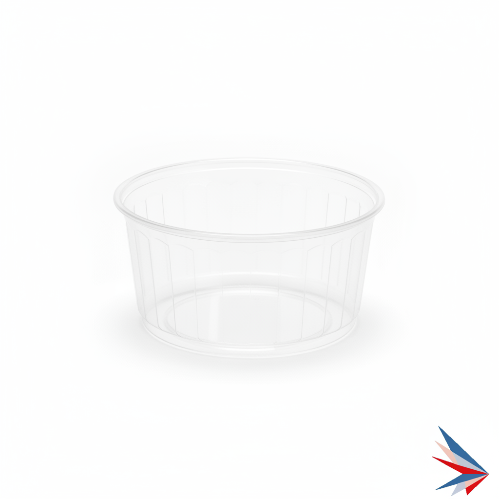 8 oz Translucent PP Round Deli Container Base Only