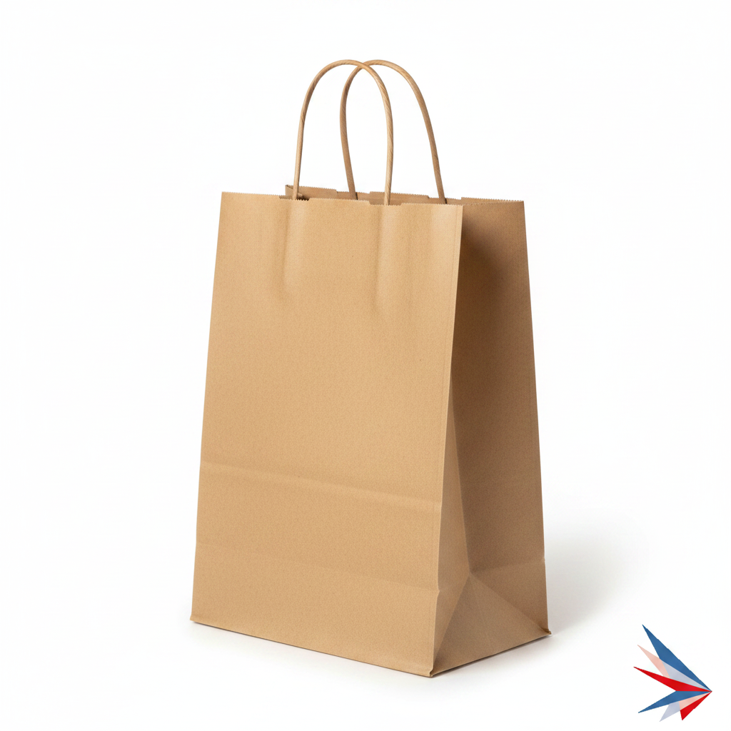 8x4.75x10 Natural Kraft Paper Bag