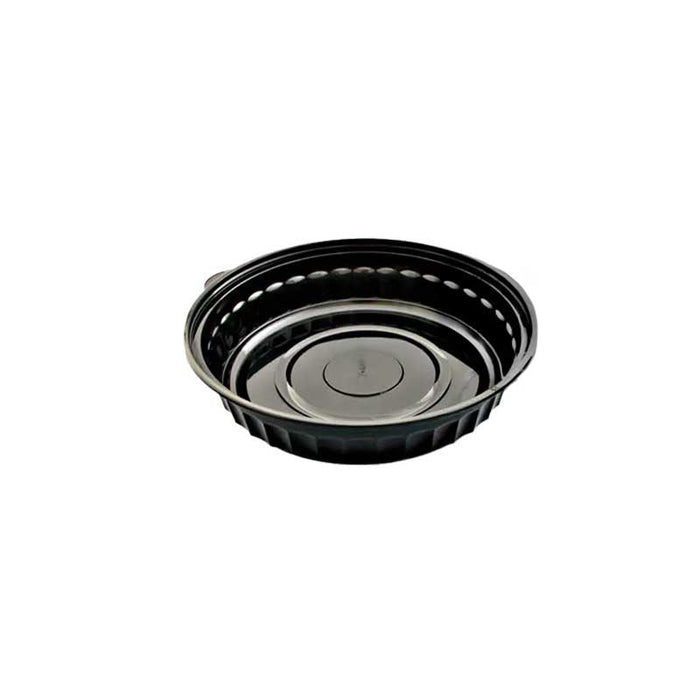35 oz Black Round Heavy-Duty Container Base