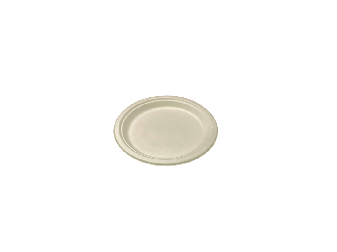 9 inch Round Bagasse Plate - BPFS09014