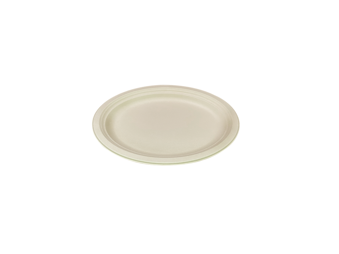 12.5 inch Oval Bagasse Plate - BPFS10027