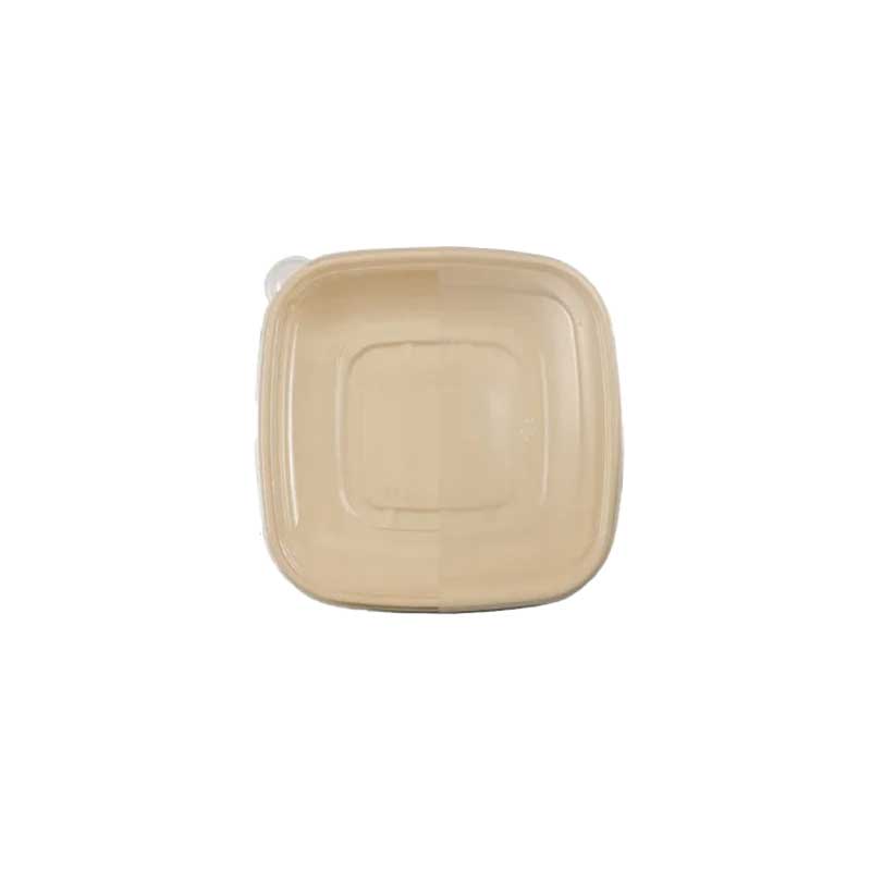 Anti-Fog Clear PET Lid for Square Pulp Bowls - CB-2448 Lid (PET)