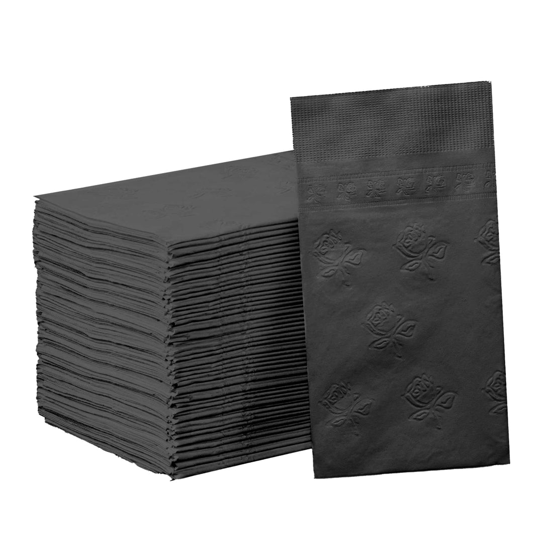 Black 2-Ply Dinner Napkin - DI-BK-NAP