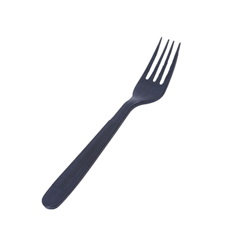 Black PP Heavyweight Fork Individually Wrapped - HWPP-FORK-BK-IW
