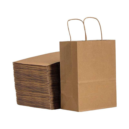 12x7x17 Natural Kraft Paper Bag - PB12717