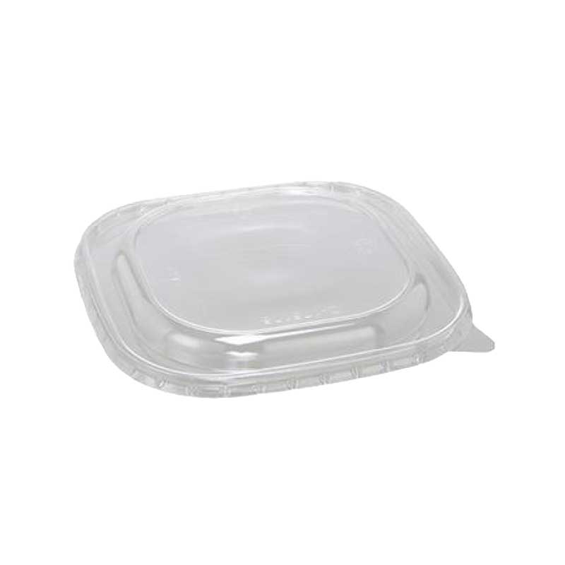 PET Square Lid for Kraft Soup Bowls SQB-32/SQB-45 - SQB-3245F
