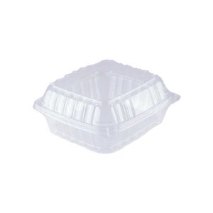 PET Clear Clamshell top side view