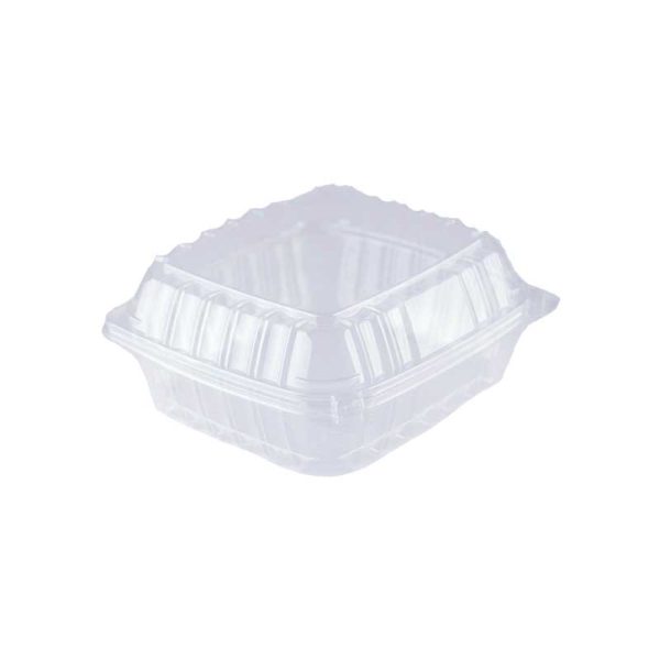 PET Clear Clamshell top side view