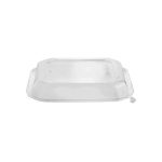 Tamper evident clear tray lid