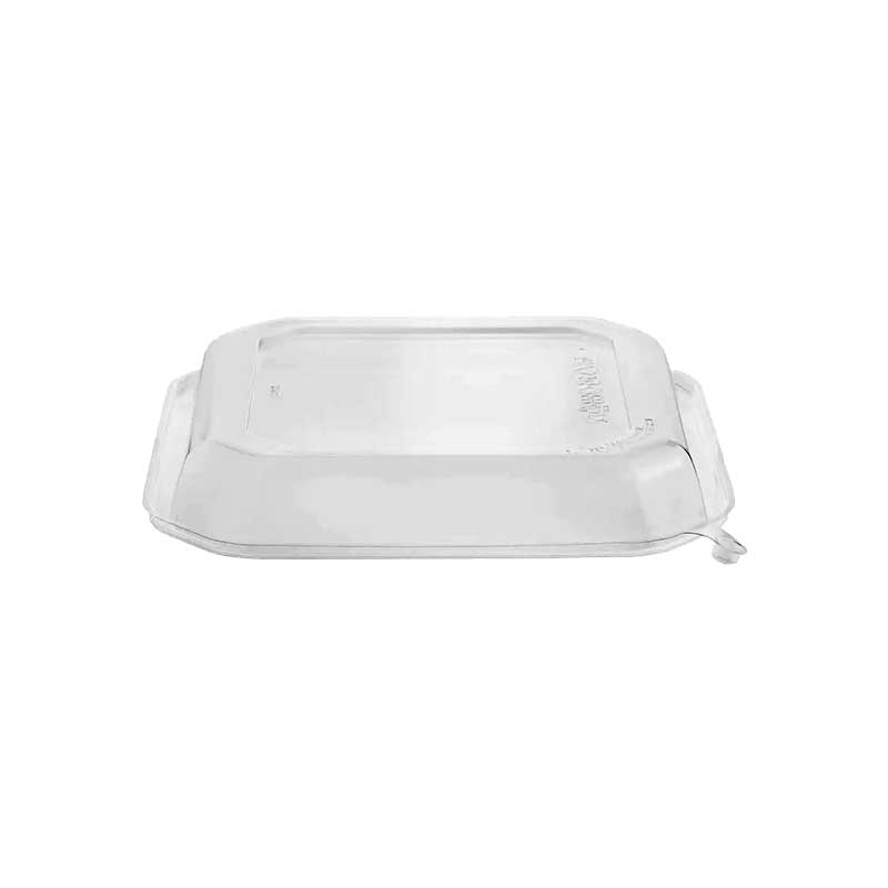 Tamper evident clear tray lid