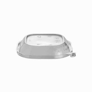 Tamper evident square bowl dome lid