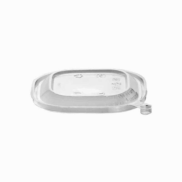 Tamper evident square bowl flat lid