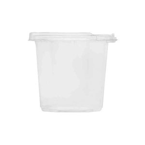 Tamper evident square deli container base 24oz