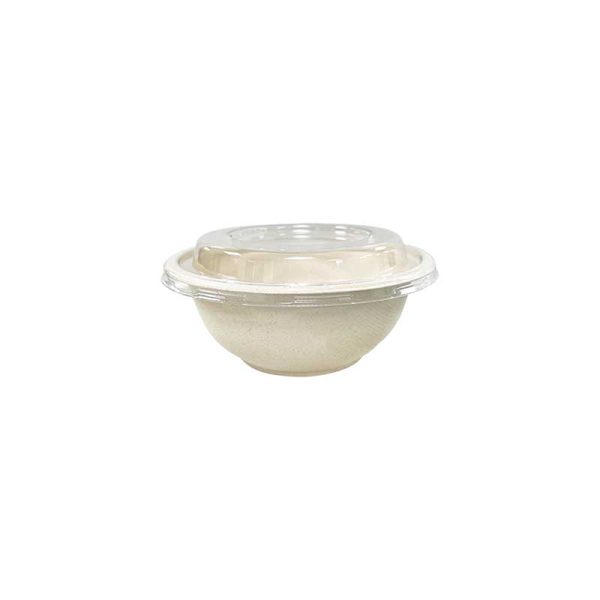 Round bowl natural pulp base 18oz