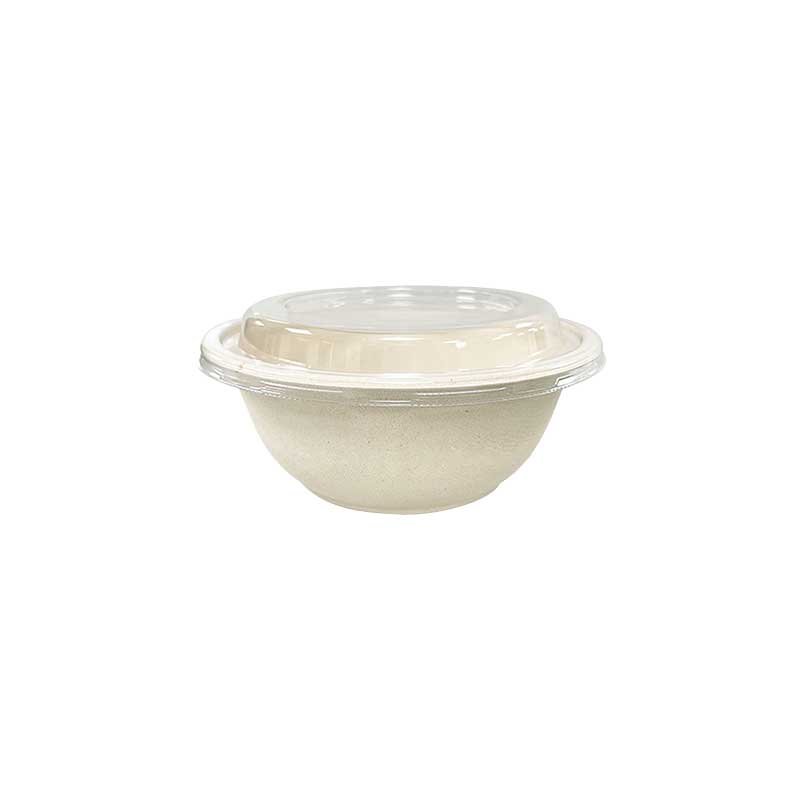 Round bowl natural pulp base 24oz