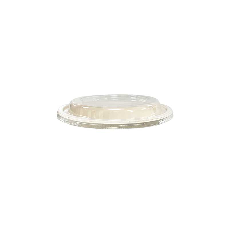 Round bowl natural pulp lid 24oz