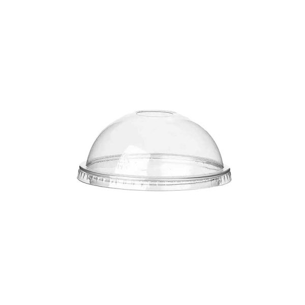 PET Dome lid without hole 98mm