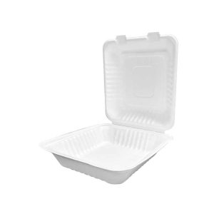 Hamburger box bagasse 9 inch