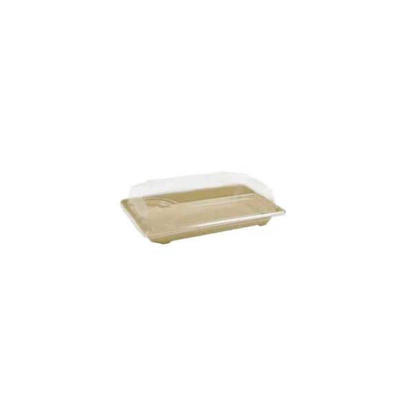 Fiber pulp sushi tray 1