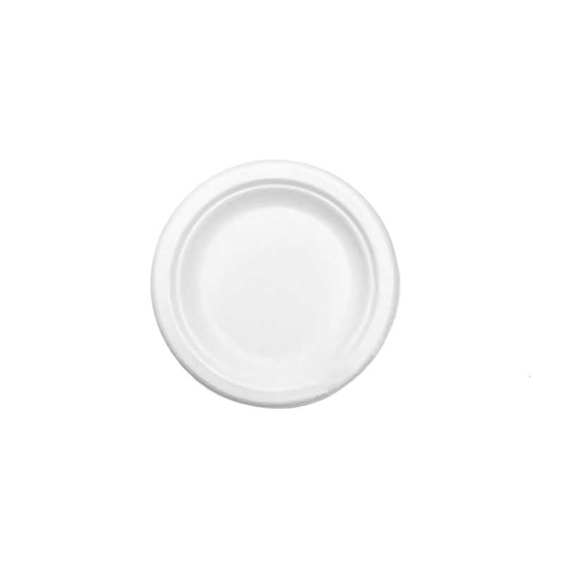 Bagasse Round plate 6 inch