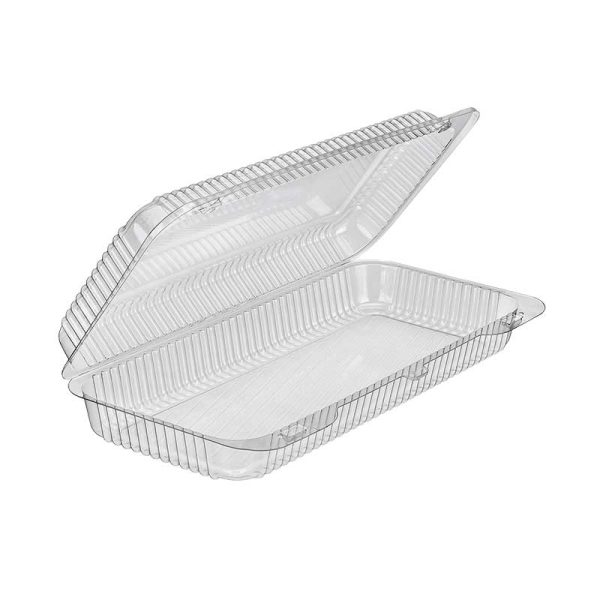 Rectangle hinged bakery box 13x7x2.5