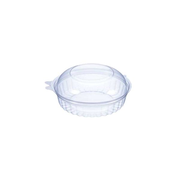 Round hinged salad bowl with dome lid 20oz