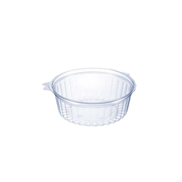 Round hinged salad bowl with flat lid 24oz