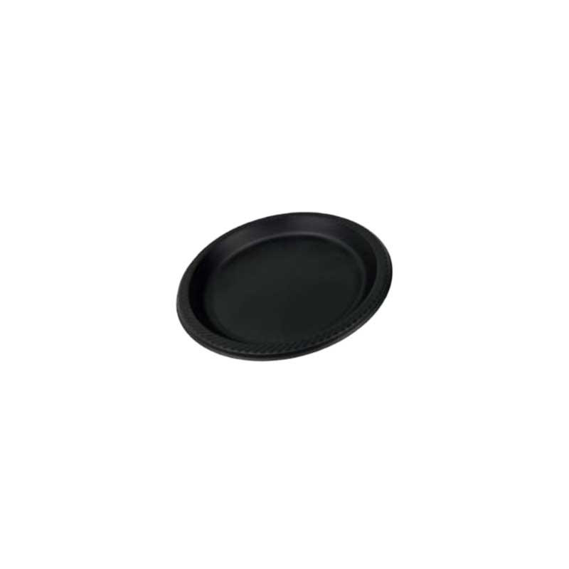 Black mineral plate 10 inch
