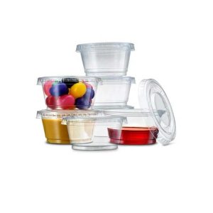 Clear souffle cup / portion cup lid