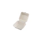 Clamshell natural pulp box 6 inch