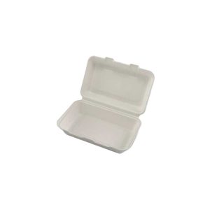 Clamshell natural pulp box 9x6 inch