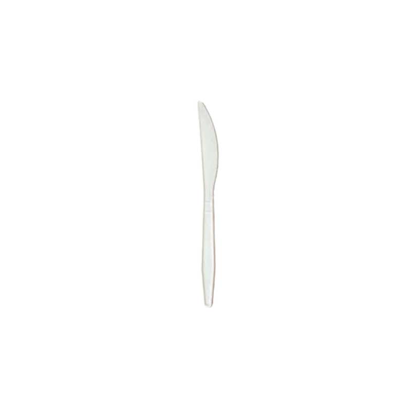 White plastic knife