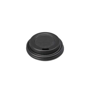 Dome black lid 4 oz