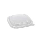 Kraft Paper Square Bowl lid 16 - 22 oz