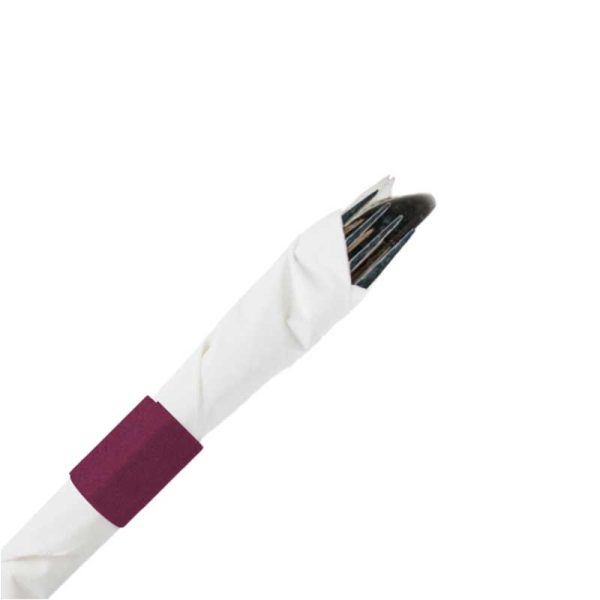 Paper napkin band burgundy