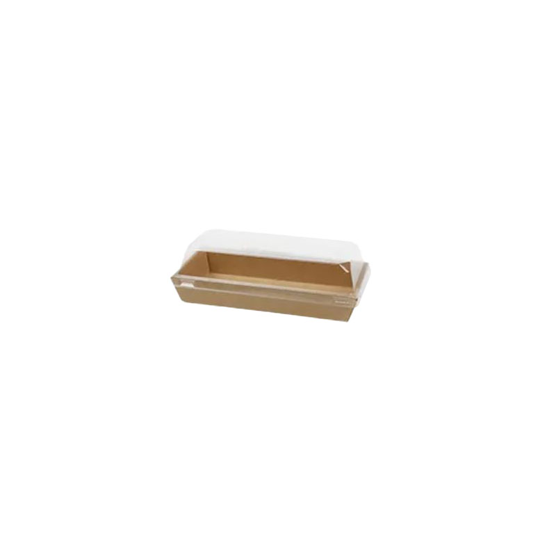 Kraft paper sushi box base 6x3x2 inch