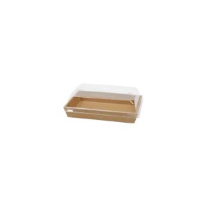 Kraft paper sushi box base 6x4x2 inch