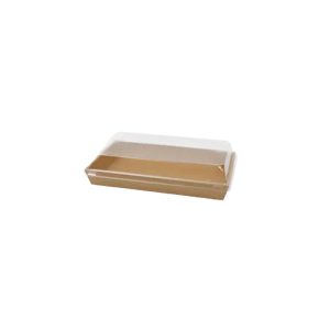 Kraft paper sushi box base 8.5x5x2 inch