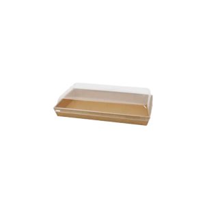 Kraft paper sushi box base 9x5.5x2 inch